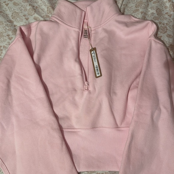 *NWT* SKIMS Half Zip Cropped Pullover - Picture 2 of 3